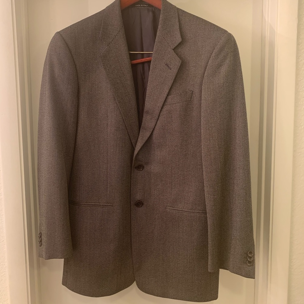 Gray Armani Collezioni Jacket 38r